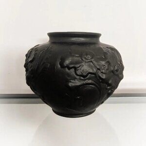 Vintage Tiffin Amethyst Glass Vase: 1930s Floral Decor